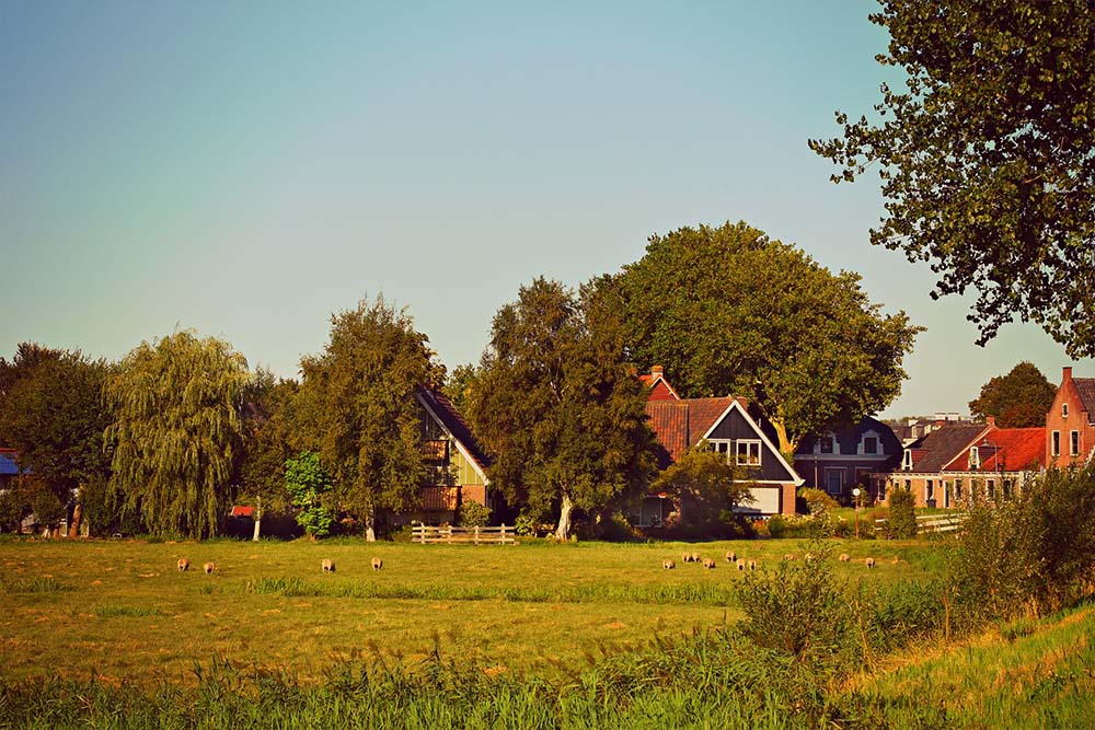 Buiten het stadscentrum